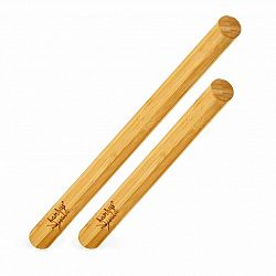 Klarstein Valček na cesto, súprava 2 kusov, 100 % bambus, 30/40 × 3,3 cm (D × Ø), hladký povrch, bambus