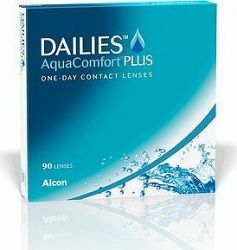 Dailies AquaComfort Plus (90 šošoviek) dioptrie: -14.00, zakrivenie: 8.70