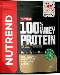 Nutrend 100% Whey Protein 1000 g, cookies-cream