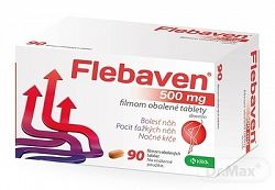 Flebaven 500 mg filmom obalené tablety tbl.flm. 90x500 mg