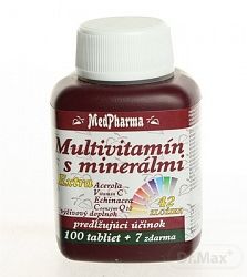 MedPharma Multivitamín s minerálmi + Extrakt C Q10 107 tabliet