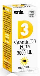 Virde Vitamín D3 Forte 2000 I.U. 30 tabliet