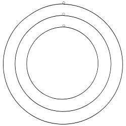 Závesná Dekorácia Circles, Ø: 50cm, 3-Dielna